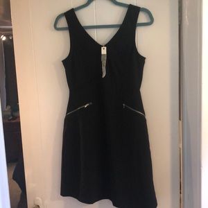 Classy black dress with see through stomach area!